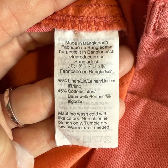 J. Crew linen blend scalloped hem shorts • women’s size 10 - Picture 5 of 7